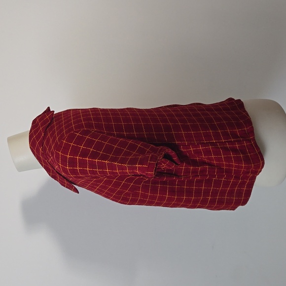 Refashioned Vintage Checker Shirt (S/M) ♻️🧵 - Picture 6 of 7